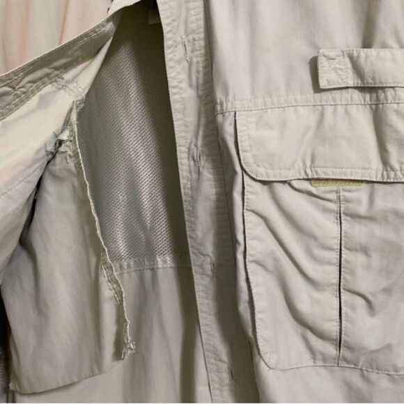 Bass Pro Worldwide Sportsman Long Sleeve Vented Button Down Shirt Men Size XL - Picture 6 of 9